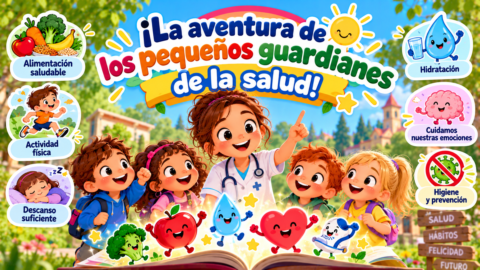 ¡La aventura de los pequeños guardianes de la salud!