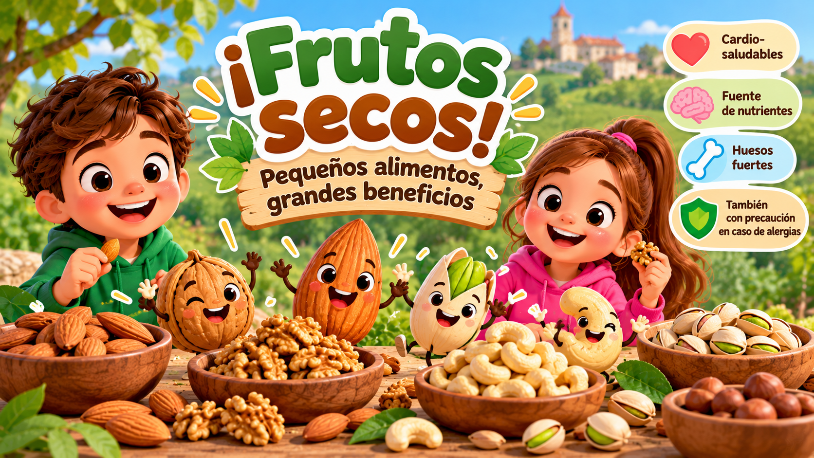¡Frutos secos! Pequeños alimentos, grandes beneficios.