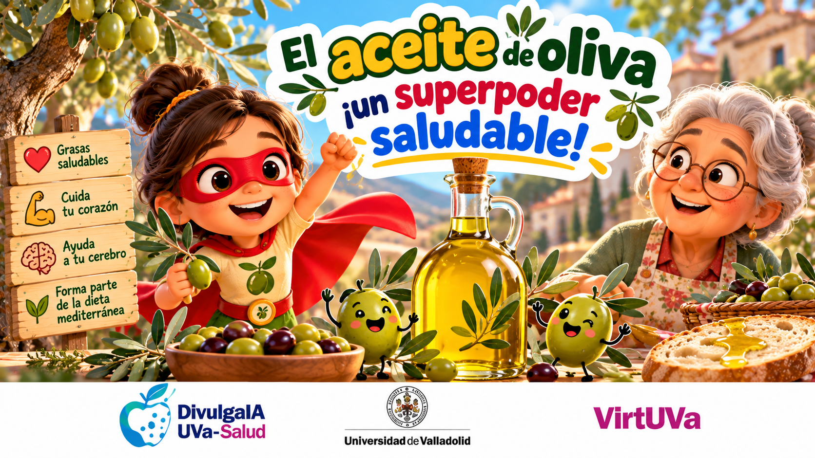 El aceite de oliva: ¡un superpoder saludable!