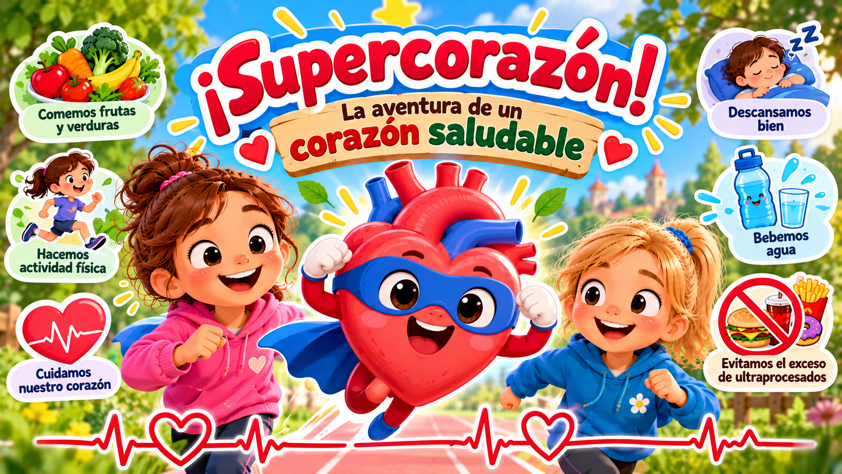 ¡Supercorazón! La aventura de un corazón saludable